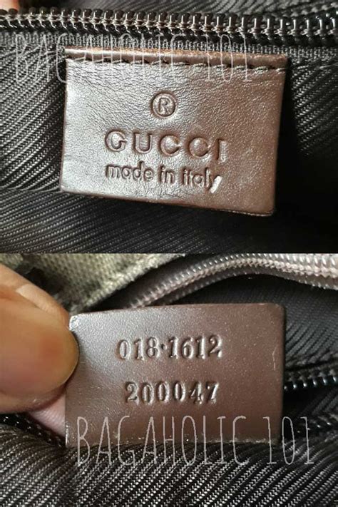 gucci hat serial number check|how to tell if gucci bag is real.